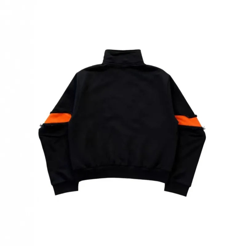 Urban Patchwork Zip-Up Jacket